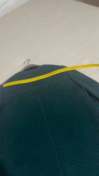 Abrigo Lana Massimo Dutti Verde