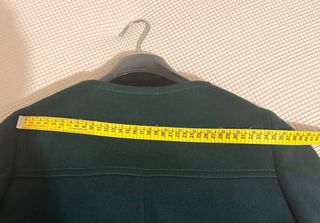 Abrigo Lana Massimo Dutti Verde