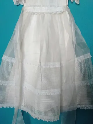 Vestido de Comunión Blanco crudo