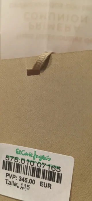 Vestido de Comunión Blanco crudo