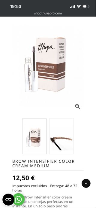 Crema Color Brow Intensifier THUYA