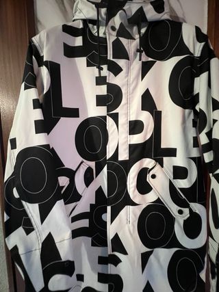 Parka The Kooples Negra y Blanca