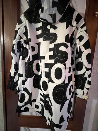 Parka The Kooples Negra y Blanca