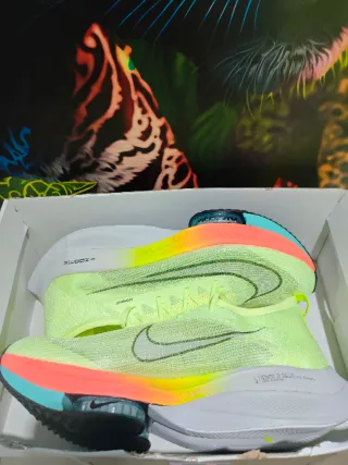 Nike Air Zoom Alphafly Next% Verde Naranja