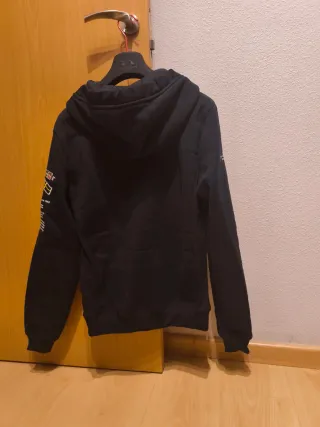 Sudadera Geographical Norway Negra Hombre