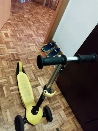 Patinete infantil 3 ruedas amarillo