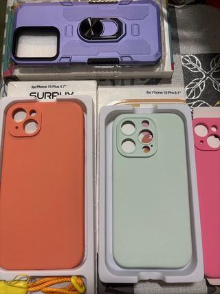 Fundas para iPhone 15 Pro 6.1 y 15 Plus 6.7