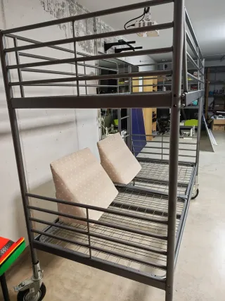 Litera Metálica Ikea Gris