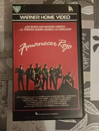 Película Amanecer Rojo (CULTO) en VHS