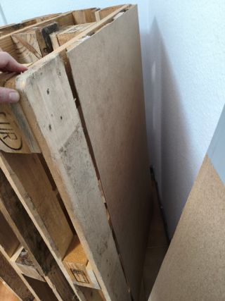 Palets de madera y tableros aglomerado