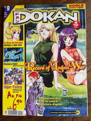 Lote revistas dokan manga
