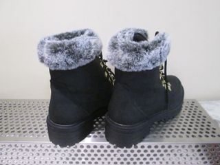 BOTINES DE MUJER COLOR NEGRO NUMERO 39 MARCA TEX