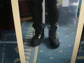 BOTINES DE MUJER COLOR NEGRO NUMERO 39 MARCA TEX