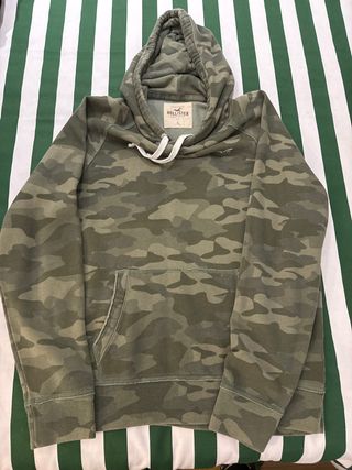 Sudadera Hollister Camuflaje Talla L