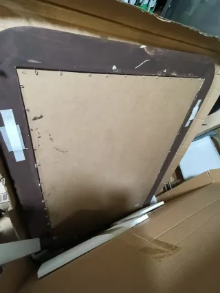 Marco / Espejo Madera CELESTE 120x90 Dorado