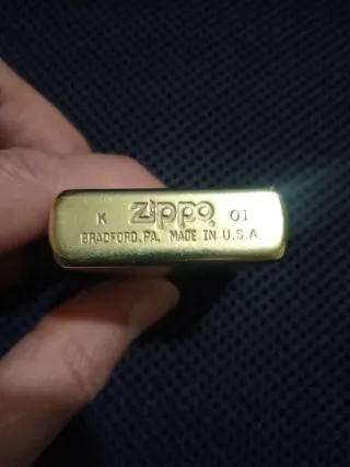 Accendino Zippo in Ottone Massiccio