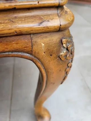 Mesitas noche vintage madera para restaurar