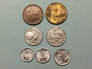 Lote monedas República Checa