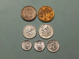 Lote monedas República Checa