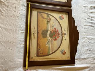 Par de cuadros decorativos de campo