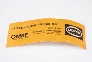 Tritaghiaccio Quick Mill anni '50 con scatola