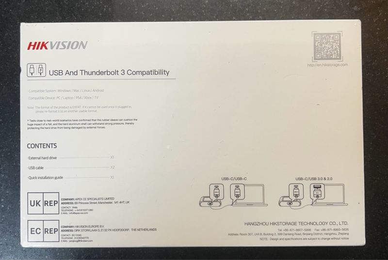 Disco Duro Externo Hikvision 1TB NUEVO A ESTRENAR. afbeelding 2