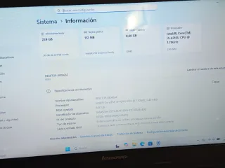 Portátil Lenovo 15,6 i5 | 8GB RAM | SSD 240GB