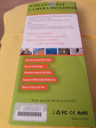 Monopié selfie cámara inalámbrica