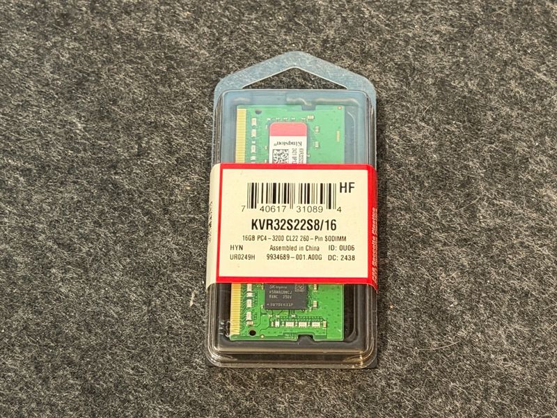 RAM 16GB Kingston DDR4 3200MHz SODIMM - Nueva