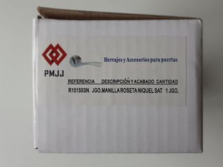 Juego 2 manillas puerta interior con roseta.Nuevas