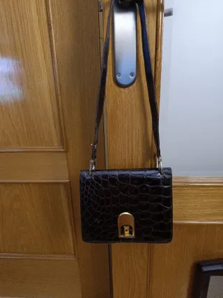 Bolso vintage piel cocodrilo