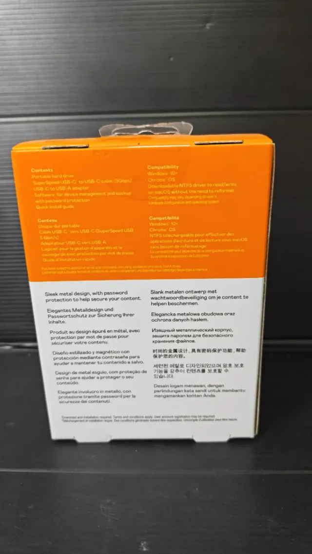 WD My Passport 2TB Disco Duro Externo Portátil