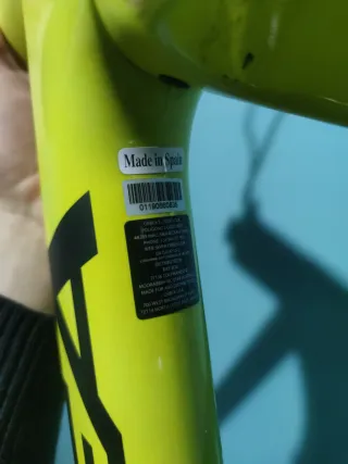 Cuadro Orbea Orca Amarillo