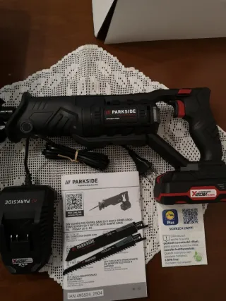 Seghetto gattuccio 20V Parkside+batt e caricatore