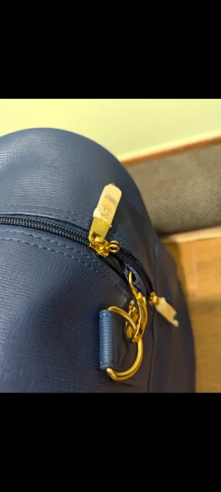 Borsone da viaggio blu Carpisa nuovo