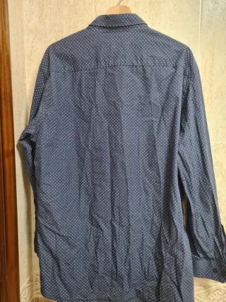 Camisa de hombre Kent's azul con estampado