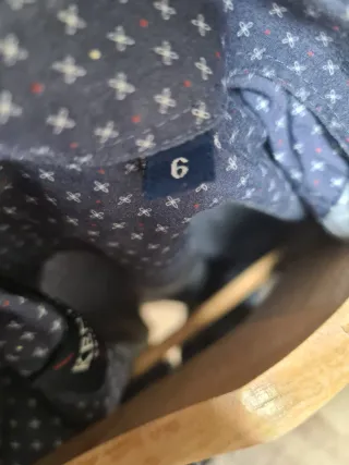 Camisa de hombre Kent's azul con estampado