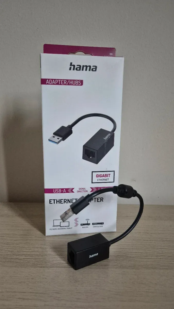 Adaptador Hama USB a Ethernet Gigabit