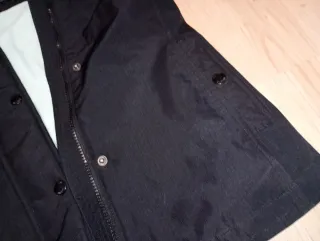 Cazadora Hollister Negra Talla S