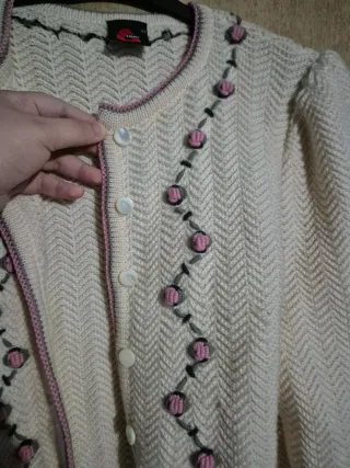 Cardigan Giesswein - in pura lana vergine -Austria