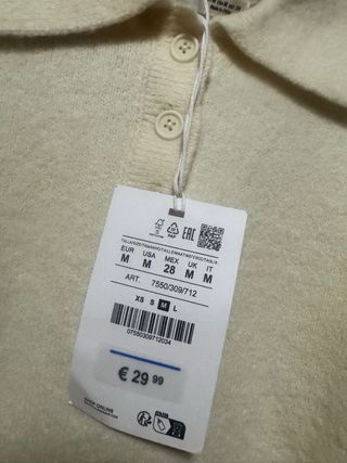 Jersey mujer cuello polo blanco