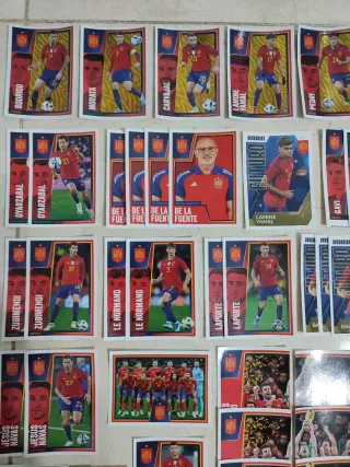 93 Cromos Selección Española Masculino y Femenino