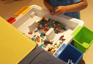 Mesa Construcción Eddy Toys Compatible Lego