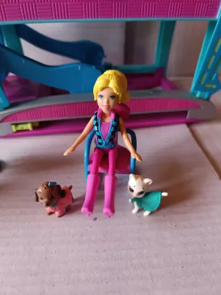 Taller Coche Polly Pocket con Accesorios
