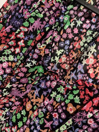 Blusa ZARA Estampada Multicolor XL