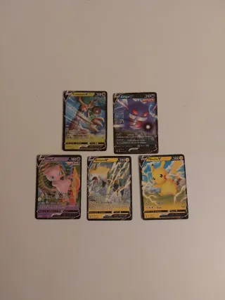 Lote 5 Cartas Pokémon V