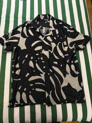 Camisa de toalla estampada