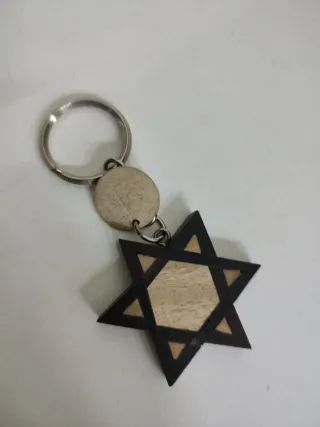 Llaveros de madera artesanales