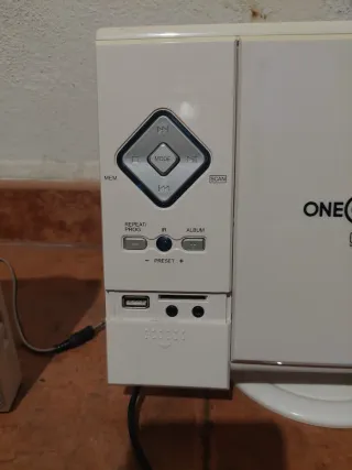 Equipo de música CD OneConcept Blanco