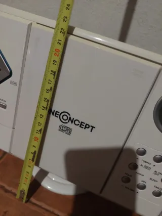 Equipo de música CD OneConcept Blanco